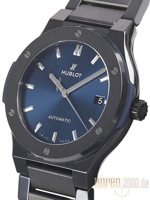 Hublot Classic Fusion Ceramic Blue Bracelet 510.CM.7170.CM