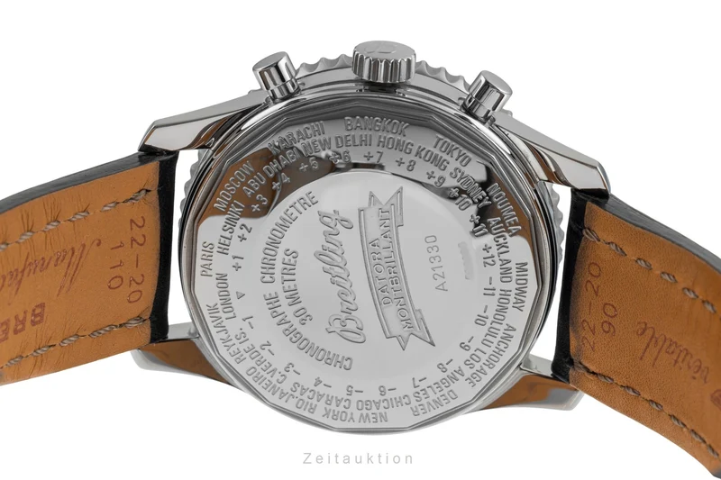 Breitling Montbrillant Datora chronograph steel automatic men's watch A21330/A213B71WBD [2504477]