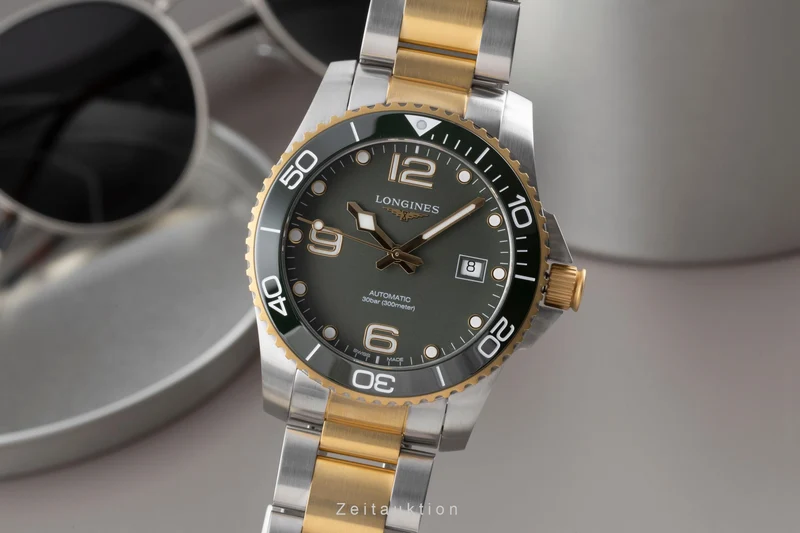 Longines Hydro Conquest steel automatic men's watch L3.781.3.06.7 LP: 2200EUR [2504421]