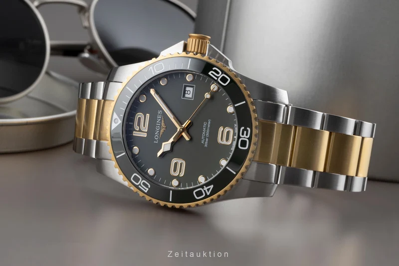 Longines Hydro Conquest steel automatic men's watch L3.781.3.06.7 LP: 2200EUR [2504421]