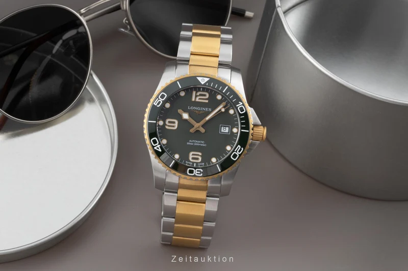 Longines Hydro Conquest steel automatic men's watch L3.781.3.06.7 LP: 2200EUR [2504421]