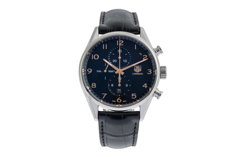 Tag Heuer Carrera chronograph steel automatic men's watch CAR2014.FC6235 LP: 6200EUR [2503939]