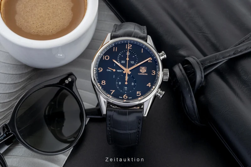 Tag Heuer Carrera chronograph steel automatic men's watch CAR2014.FC6235 LP: 6200EUR [2503939]