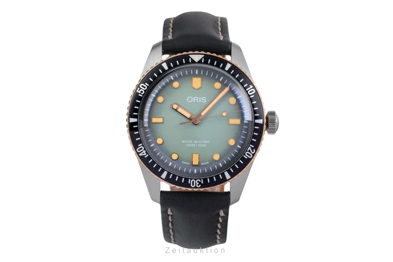 Oris Divers steel / bronze automatic men's watch 01 733 7707 4337 LP: 2450EUR [2504460]