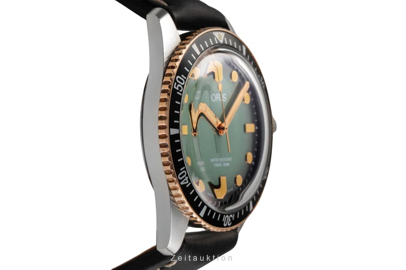 Oris Divers steel / bronze automatic men's watch 01 733 7707 4337 LP: 2450EUR [2504460]