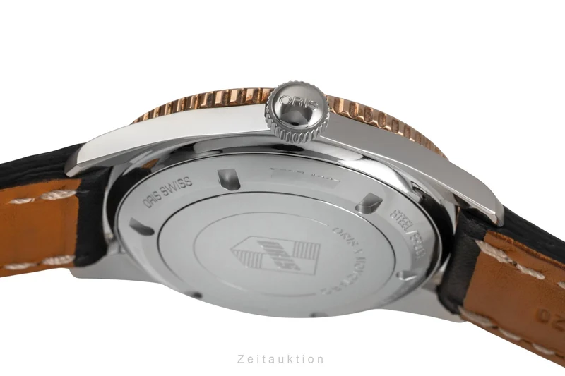 Oris Divers steel / bronze automatic men's watch 01 733 7707 4337 LP: 2450EUR [2504460]