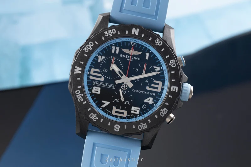 Breitling Endurance Pro chronograph breitlight quartz men's watch X82310 LP: 3600EUR [2504416]