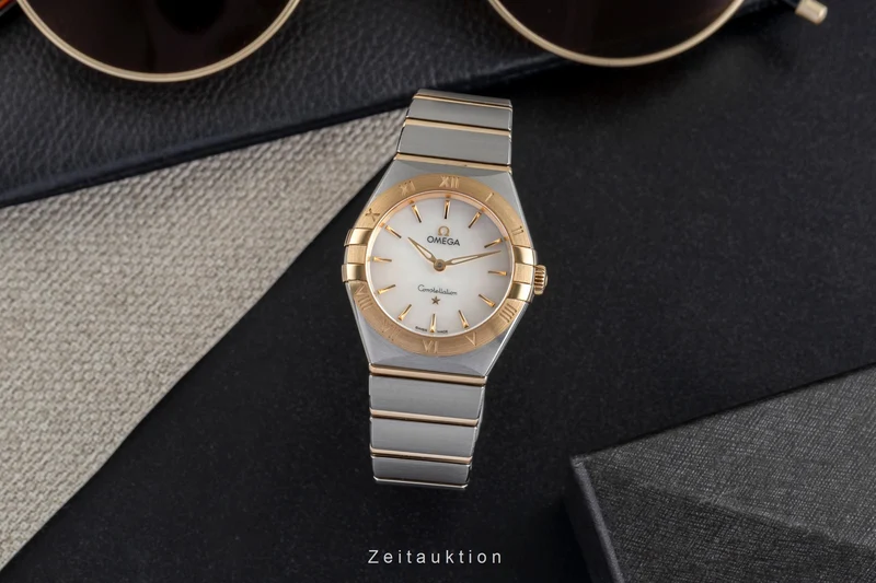 Omega Constellation steel / gold quartz women's watch 131.20.28.60.05.002 LP: 6300EUR [2504311]