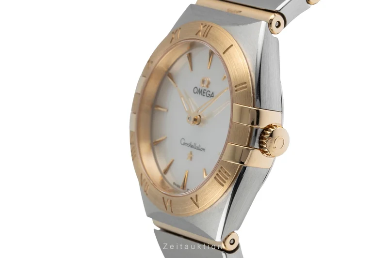 Omega Constellation steel / gold quartz women's watch 131.20.28.60.05.002 LP: 6300EUR [2504311]