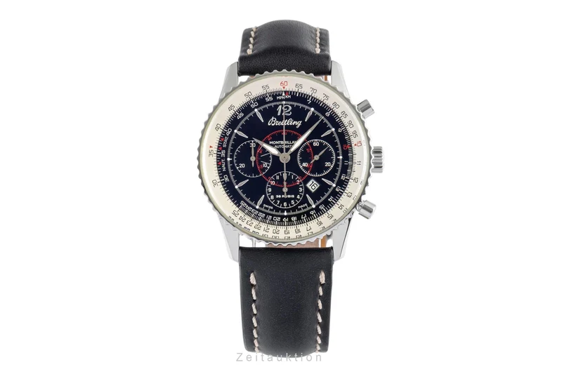 Breitling Montbrillant steel automatic men's watch A41030 [2503634]