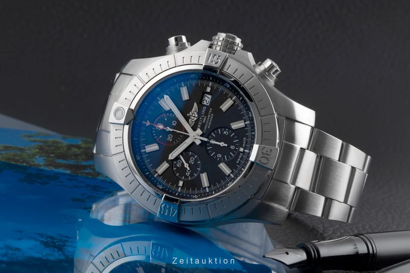 Breitling Super Avenger chronograph steel automatic men's watch A13375 [2504177]