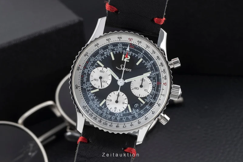 Sinn 903 St chronograph steel automatic men's watch 903 St II 903.090 LP: 3250EUR [2503084]