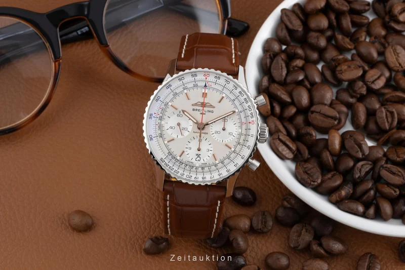 Breitling Navitimer 01 chronograph steel automatic men's watch AB0139211G1P1 LP: 9300EUR [2504189]