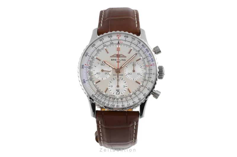 Breitling Navitimer 01 chronograph steel automatic men's watch AB0139211G1P1 LP: 9300EUR [2504189]