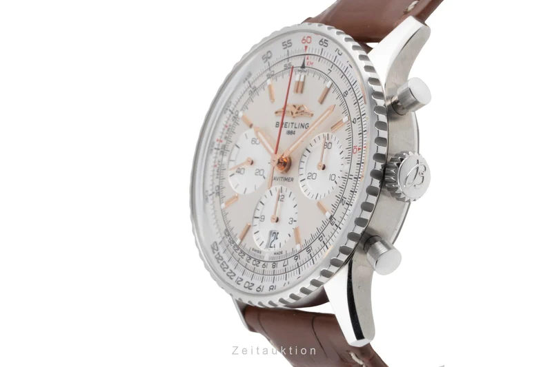 Breitling Navitimer 01 chronograph steel automatic men's watch AB0139211G1P1 LP: 9300EUR [2504189]