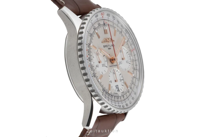 Breitling Navitimer 01 chronograph steel automatic men's watch AB0139211G1P1 LP: 9300EUR [2504189]