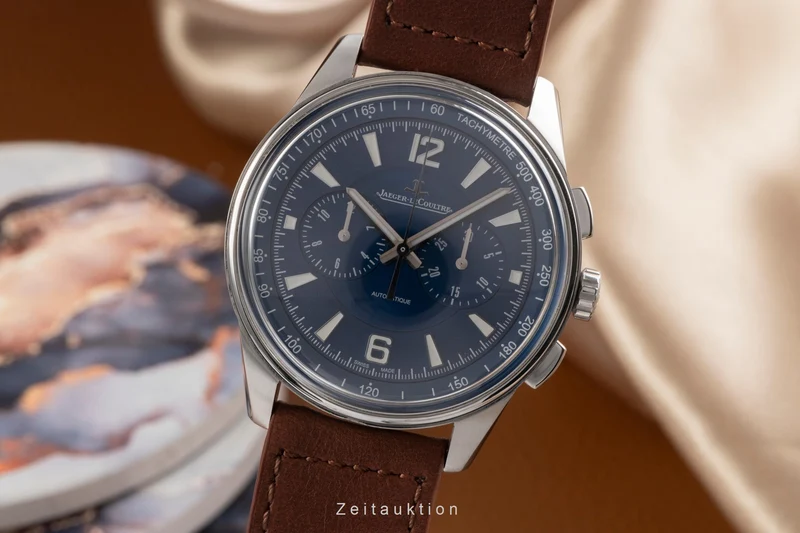 Jaeger LeCoultre Polaris chronograph steel automatic men's watch Q9028480 , 842.8.C1.S LP: 16000EUR [2503599]
