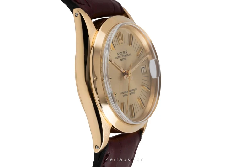 Rolex Date 18 ct gold automatic women's watch 6624 Vintage [2501767]