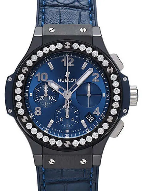 Hublot Big Bang Ceramic Blue Diamonds 341.CM.7170.LR.1204
