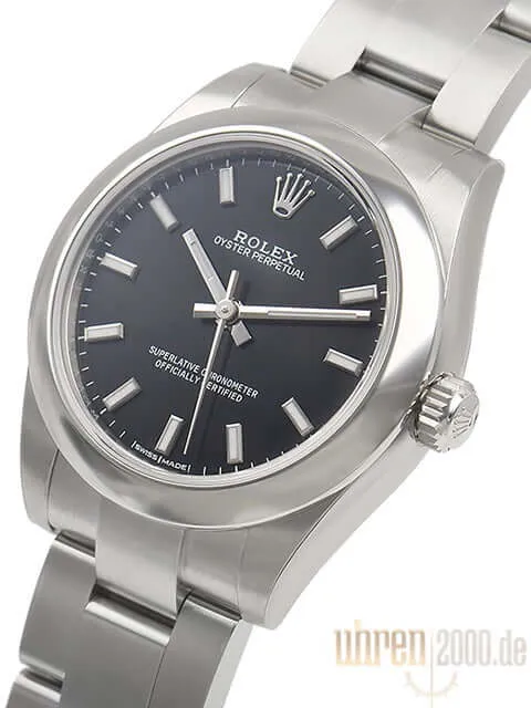 Rolex Oyster Perpetual 31 Ref. 177200 Schwarz