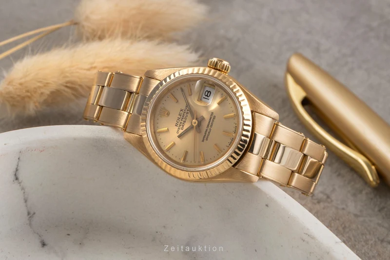 Rolex Lady Datejust 18 ct gold automatic women's watch 69178 [2503785]