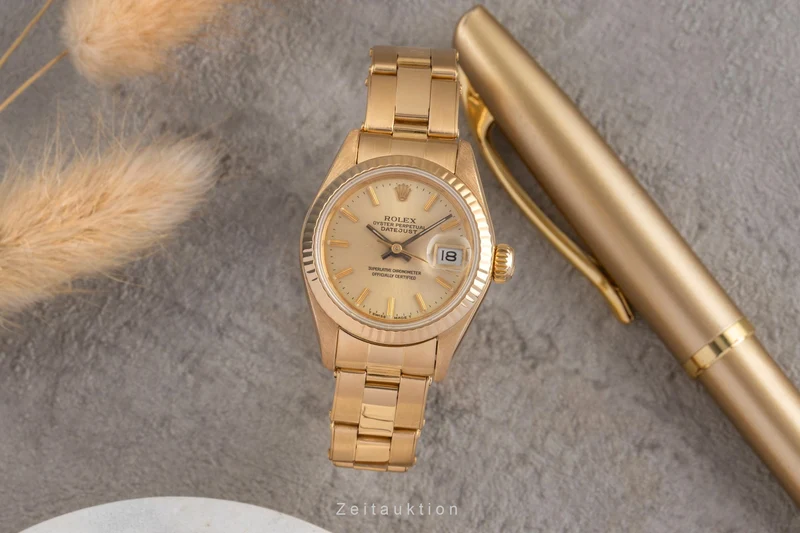 Rolex Lady Datejust 18 ct gold automatic women's watch 69178 [2503785]