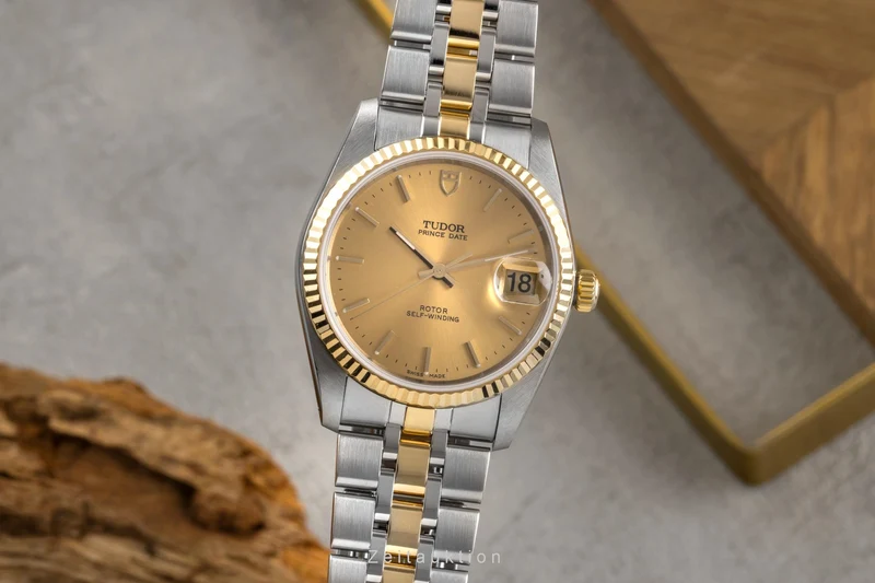 Tudor Prince Date steel / gold automatic men's watch 74033 [2502646]