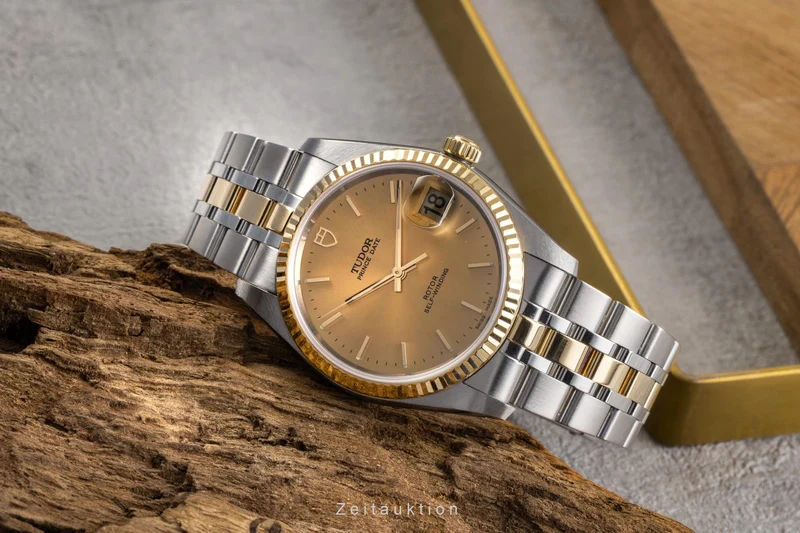 Tudor Prince Date steel / gold automatic men's watch 74033 [2502646]