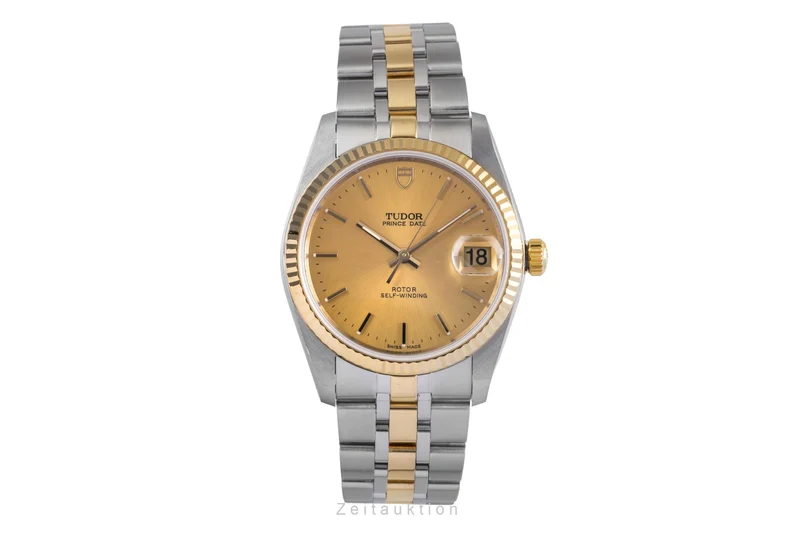 Tudor Prince Date steel / gold automatic men's watch 74033 [2502646]