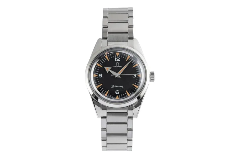 Omega Railmaster steel automatic men's watch 220.10.38.20.01.002 LP: 8200EUR Limited [2503924]