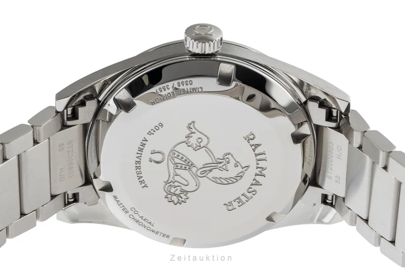 Omega Railmaster steel automatic men's watch 220.10.38.20.01.002 LP: 8200EUR Limited [2503924]