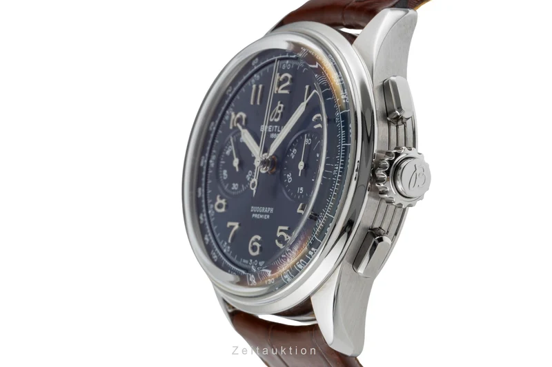 Breitling Premier chronograph steel manual winding men's watch AB1510 LP: 10650EUR [2503901]