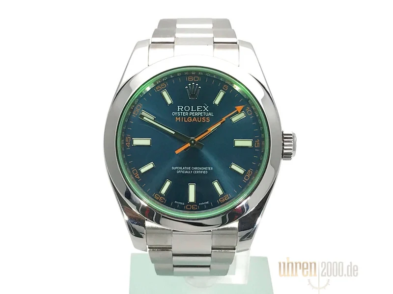 Rolex Oyster Perpetual Milgauss 116400 GV Blue aus 2016 LC100