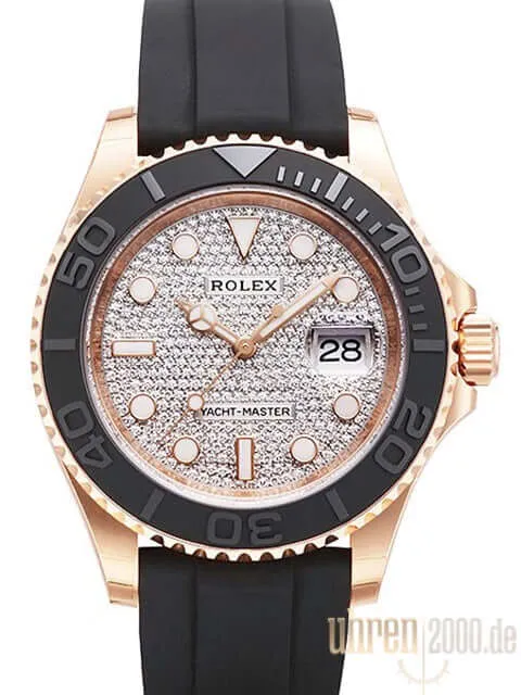 Rolex Yacht-Master 116655 Everrose-Gold Diamantpavézifferblatt