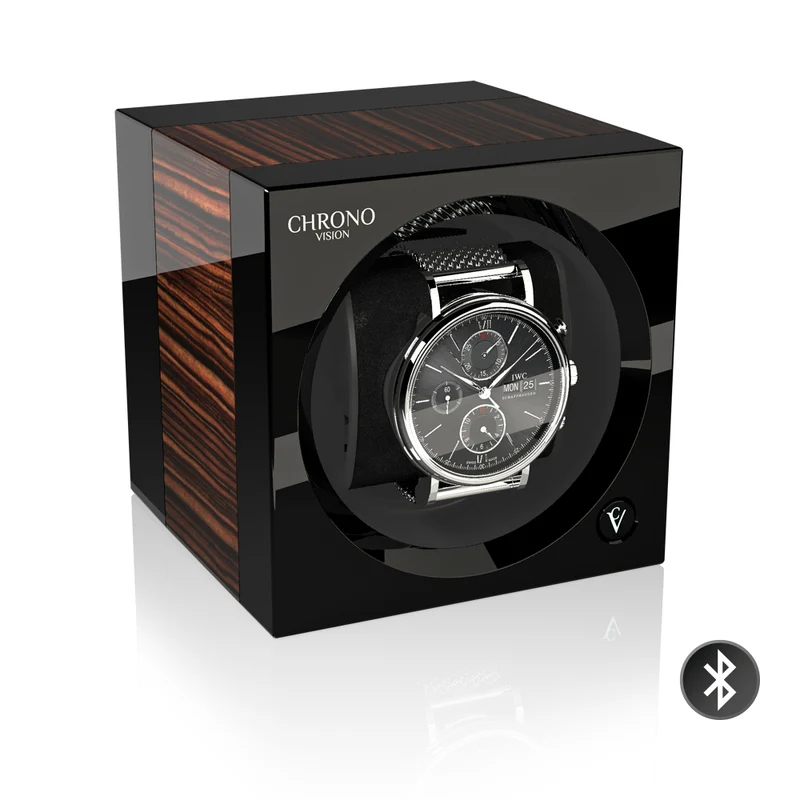 Chronovision One Bluetooth - Makassar Hochglanz/Schwarz Hochglanz