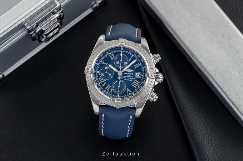 Breitling Evolution chronograph steel automatic men's watch A13356 [2503815]