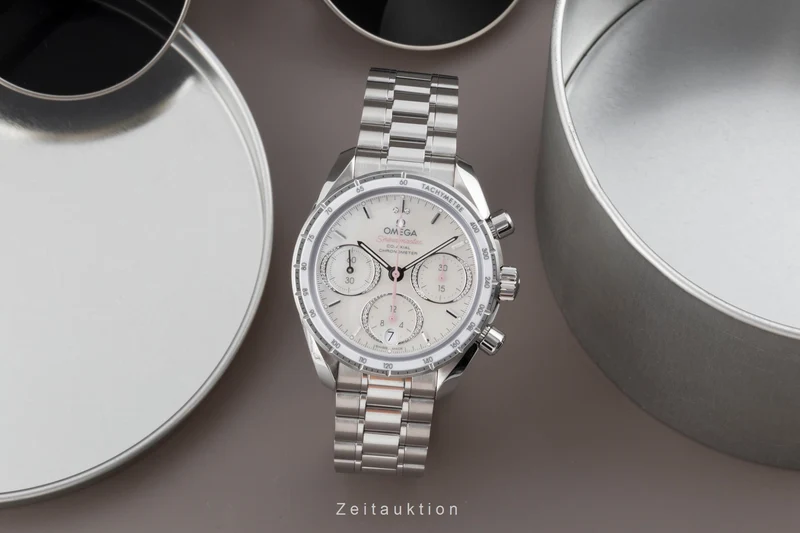 Omega Speedmaster chronograph steel automatic women's watch 324.30.38.50.55.001 LP: 7300EUR [2503699]