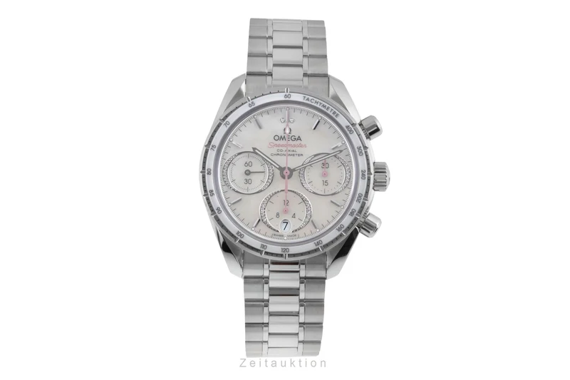 Omega Speedmaster chronograph steel automatic women's watch 324.30.38.50.55.001 LP: 7300EUR [2503699]