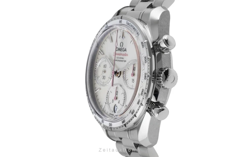 Omega Speedmaster chronograph steel automatic women's watch 324.30.38.50.55.001 LP: 7300EUR [2503699]