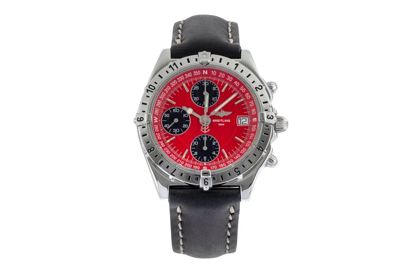 Breitling Longitude chronograph steel automatic men's watch A20048 [2503804]