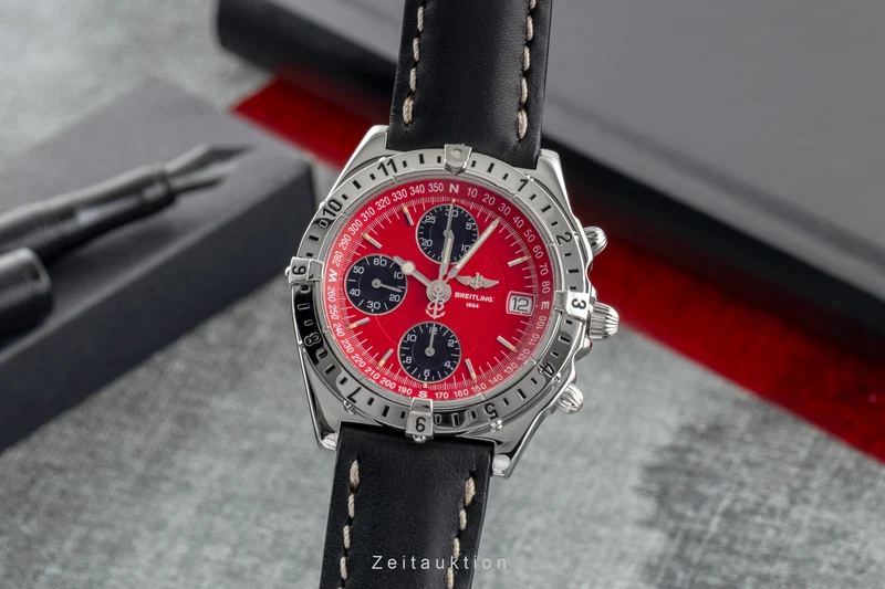 Breitling Longitude chronograph steel automatic men's watch A20048 [2503804]