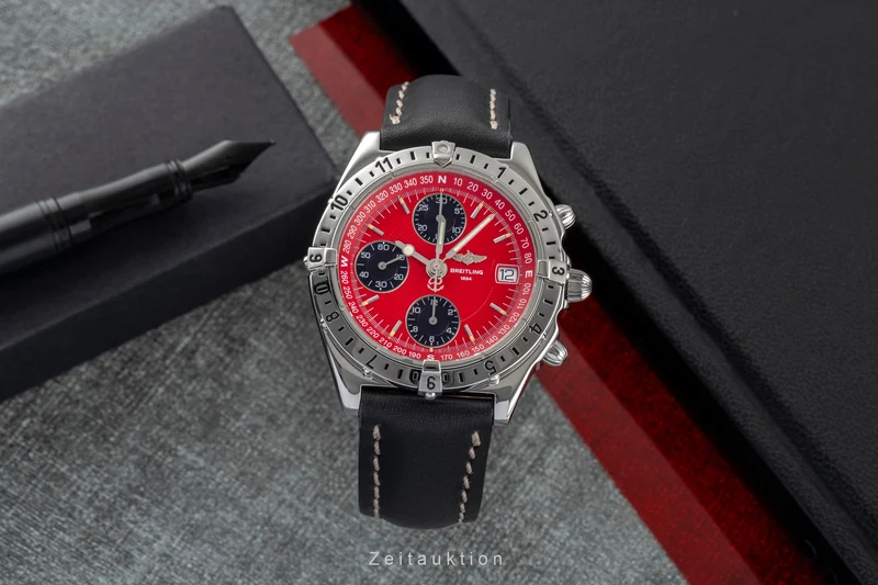 Breitling Longitude chronograph steel automatic men's watch A20048 [2503804]