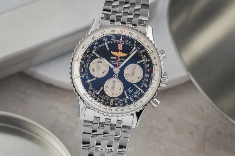 Breitling Navitimer 01 chronograph steel automatic men's watch AB0121211B2A1 [2503688]