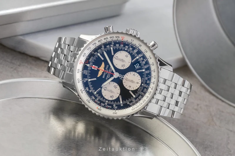 Breitling Navitimer 01 chronograph steel automatic men's watch AB0121211B2A1 [2503688]