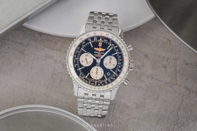 Breitling Navitimer 01 chronograph steel automatic men's watch AB0121211B2A1 [2503688]