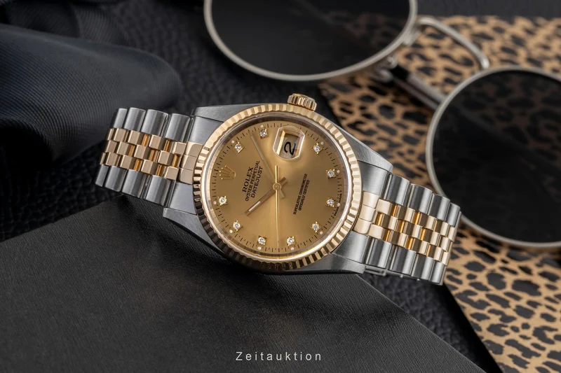 Rolex Datejust steel / gold automatic men's watch 16233 [2503868]
