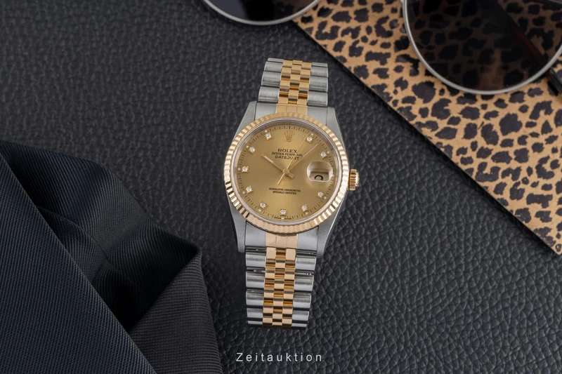 Rolex Datejust steel / gold automatic men's watch 16233 [2503868]