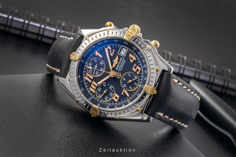 Breitling Chronomat chronograph steel / gold automatic men's watch 13050.1 [2504101]