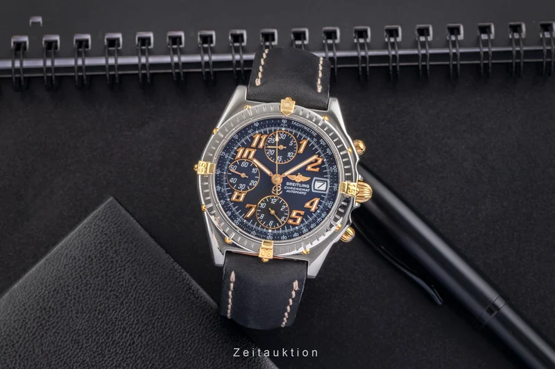 Breitling Chronomat chronograph steel / gold automatic men's watch 13050.1 [2504101]