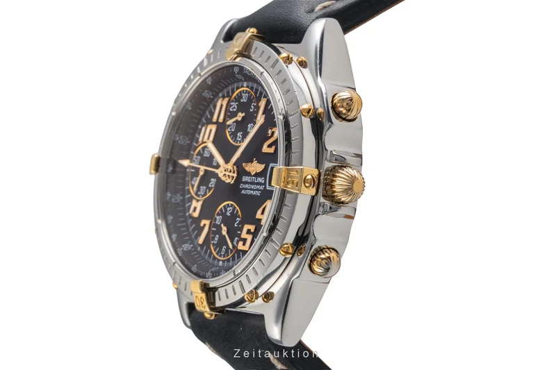 Breitling Chronomat chronograph steel / gold automatic men's watch 13050.1 [2504101]